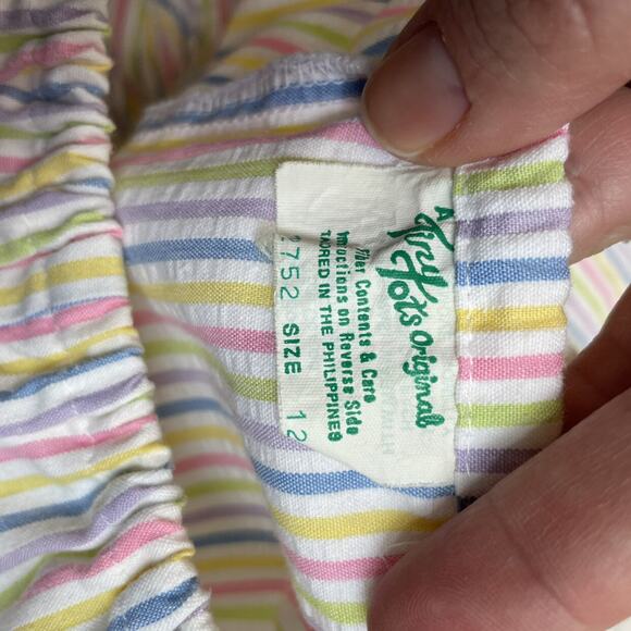 Tiny Tots Pastel Pinnie And Bloomers - Picture 4 of 5